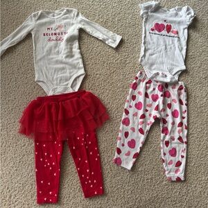 Adorable Valentine's Day Baby Outfit Set